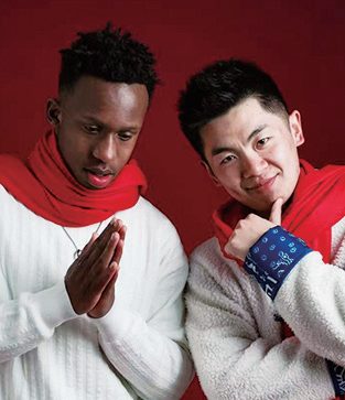 杜德骑(师傅)、张文(徒弟)